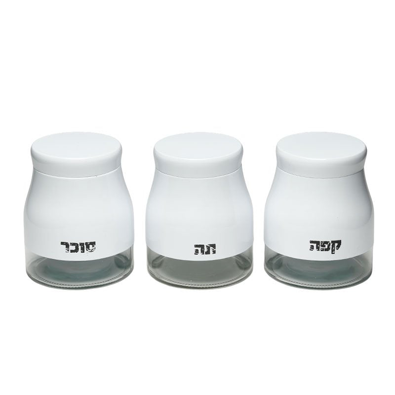 סט מזון ROMAN WHITE בצבע לבן 11x11x14 בעיצוב איכותי לבית ולאירוח