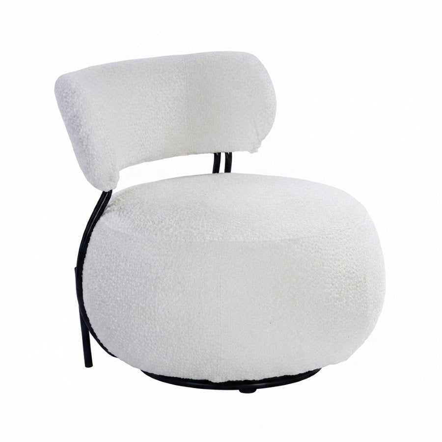 כורסה KUOX BOUCLE CREAM – כסאות כורסאות וספות לשימוש יומיומי ולהגשה מרשימה