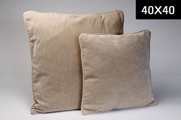 כרית VELVET FABRIC khaki – 45x45