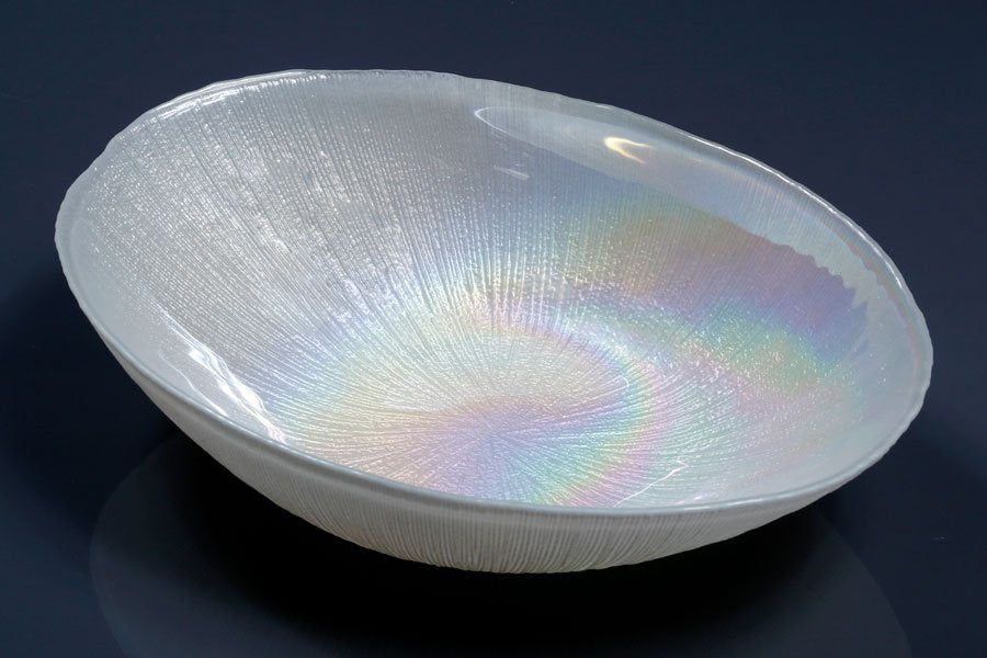 קערה זכוכית אובלית MARTINEZ PEARL