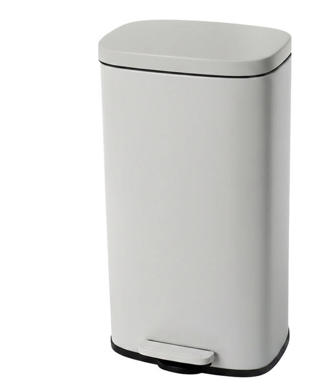 פח אשפה מלבני טריקה שקטה בעיצוב מרשים 30L