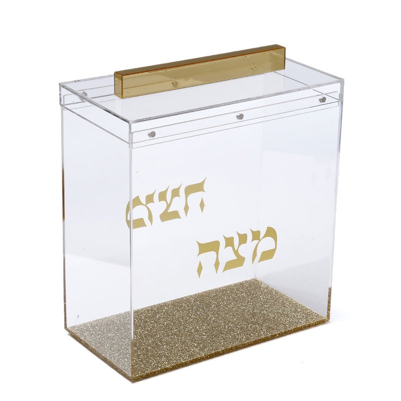 קופסה למצות מכונה אקריליק – מבחר עיצובים – קופסה למצות מכונה אקריליק – דגם 4