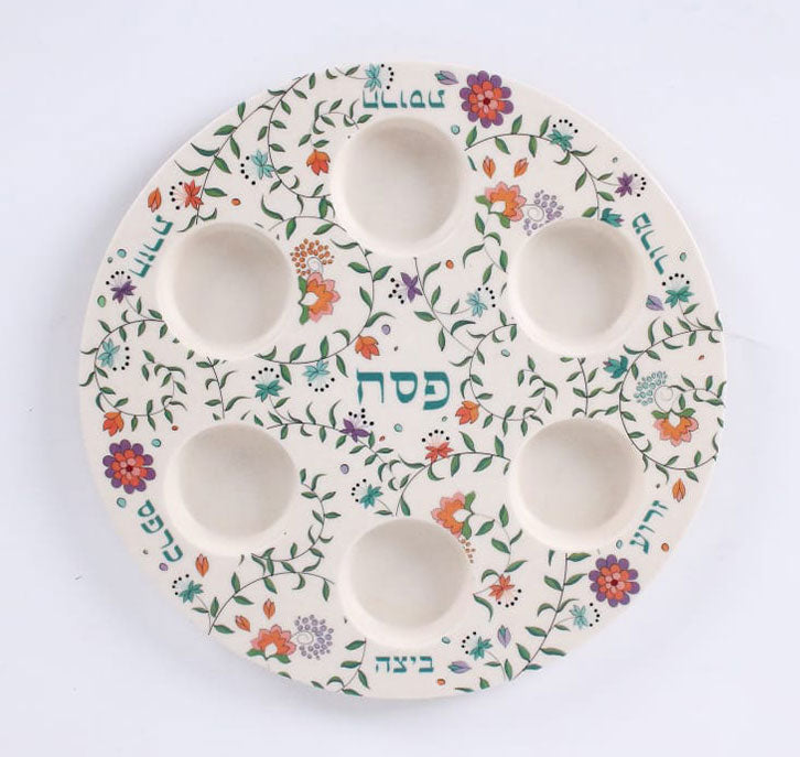 קערת ליל הסדר מבמבוק במבחר דגמים לשולחן פסח פריחת האביב