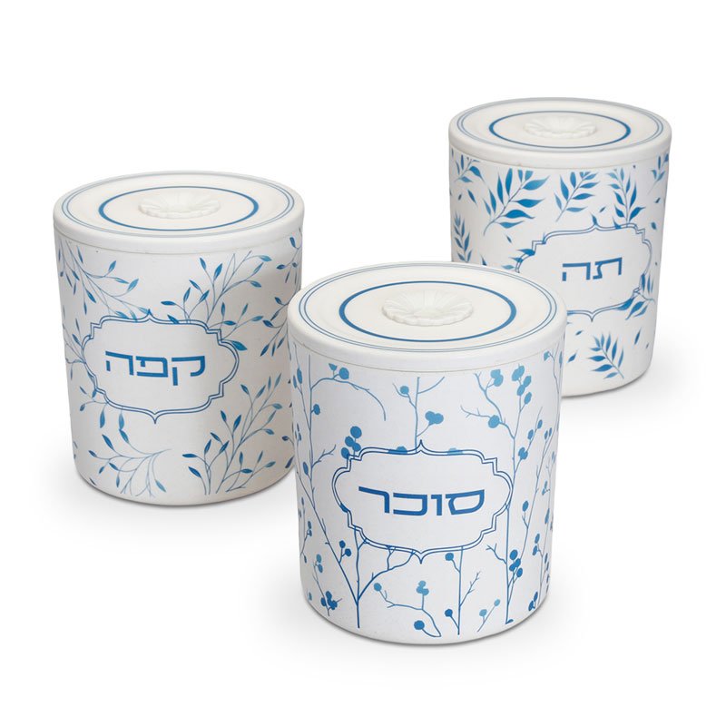 סט תה קפה סוכר במבוק כוס סוכר 11x11x13 סט מעוצב להגשה ולאירוח