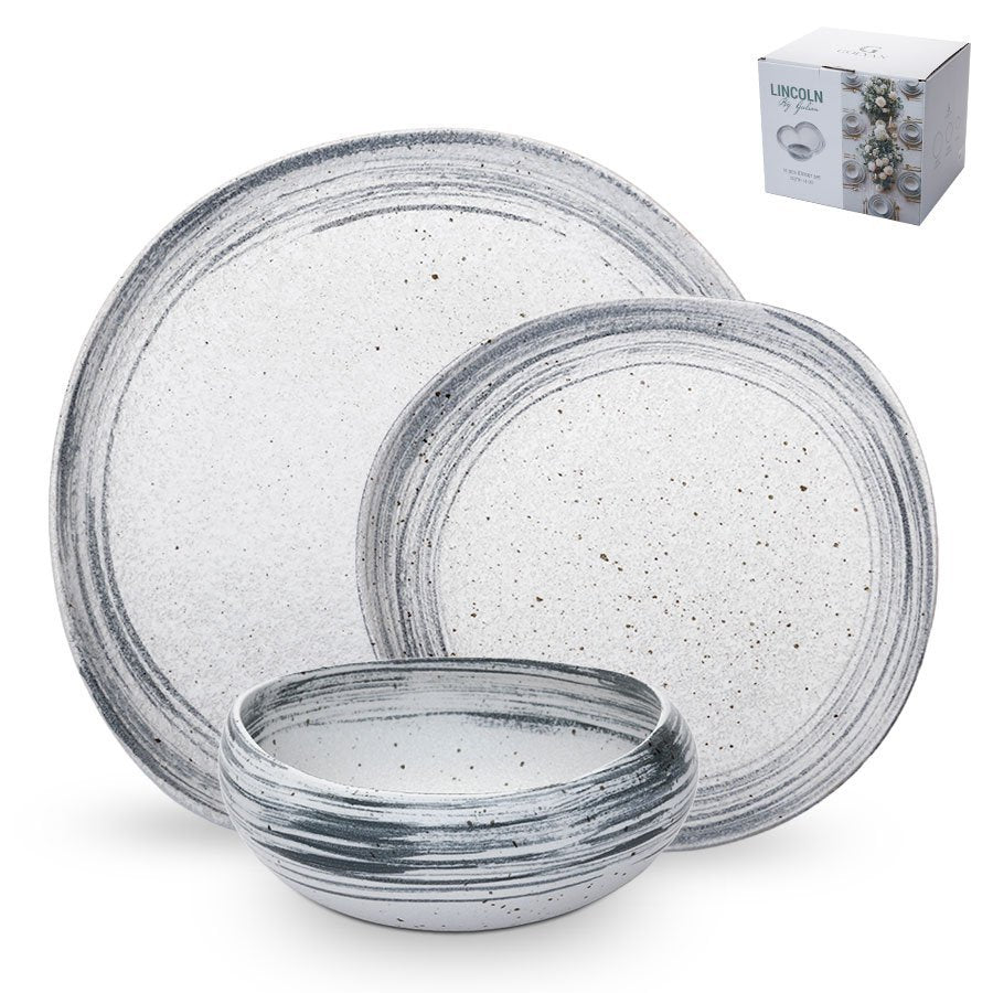 מערכת אוכל 18 חלקים STONE WHERE – SKY