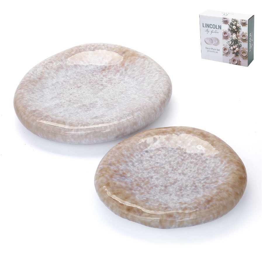 זוג פלטות בצורת סלע STONE WHERE – SAHARA