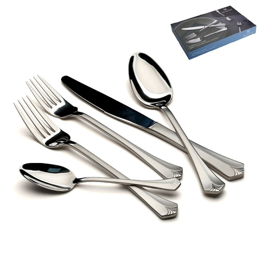 סט סכו״ם GLORIA 18/10 inox304 | נירוסטה איכותית לשישה סועדים בעיצוב איכותי – 30 חלקים