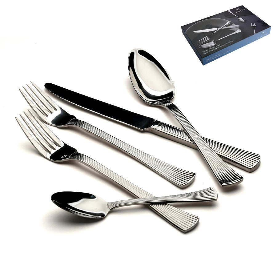 סט סכו״ם NAPIES 18/10 inox304 | נירוסטה איכותית לשישה סועדים בעיצוב איכותי – 30 חלקים