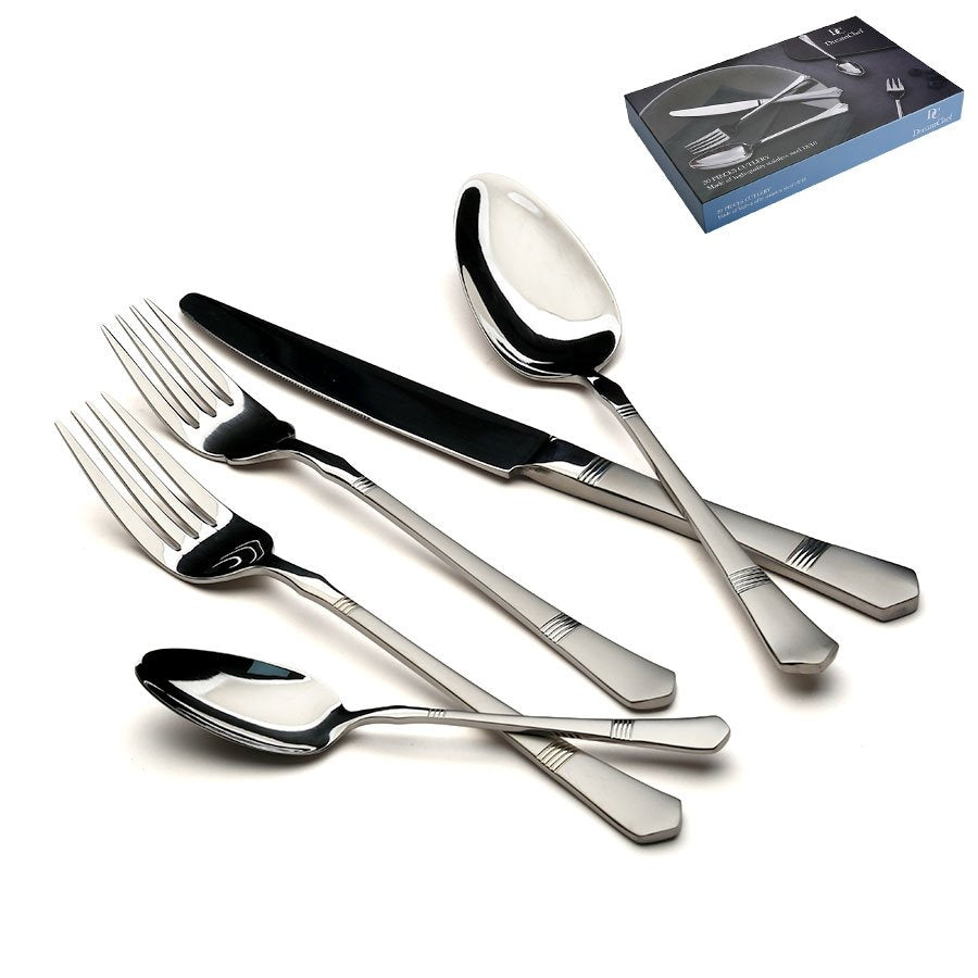 סט סכו״ם NICE 18/10 inox304 | נירוסטה איכותית לשישה סועדים ולארוחות חג – 30 חלקים