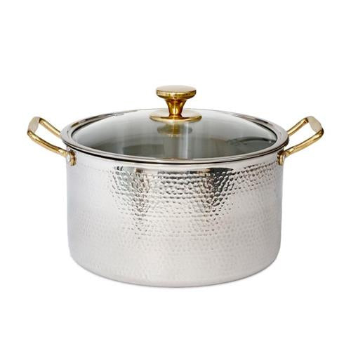 סירי נירוסטה MICHELANGELO למטבח ולבישול נירוסטה 9 ליטר 28x28x15.5 9L