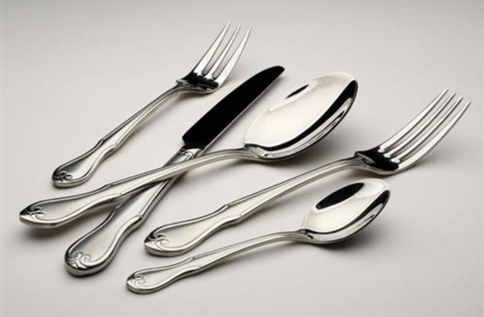 סט סכו"ם 30 חלקים עשוי נירוסטה בעיצוב מודרני