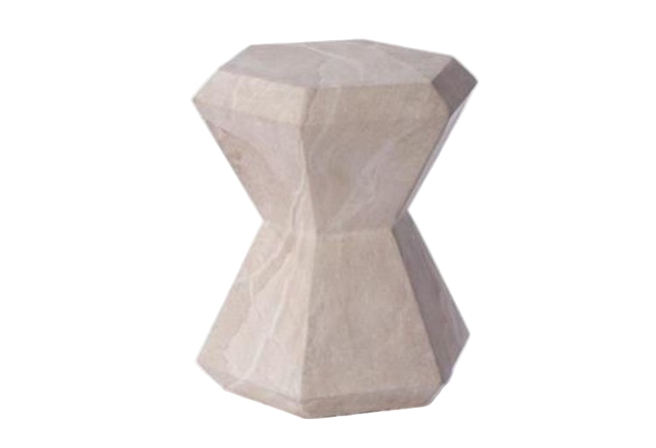 הדום עשוי אבן טרוונטין בעיצוב מיוחד 52X48X43 ס"מ