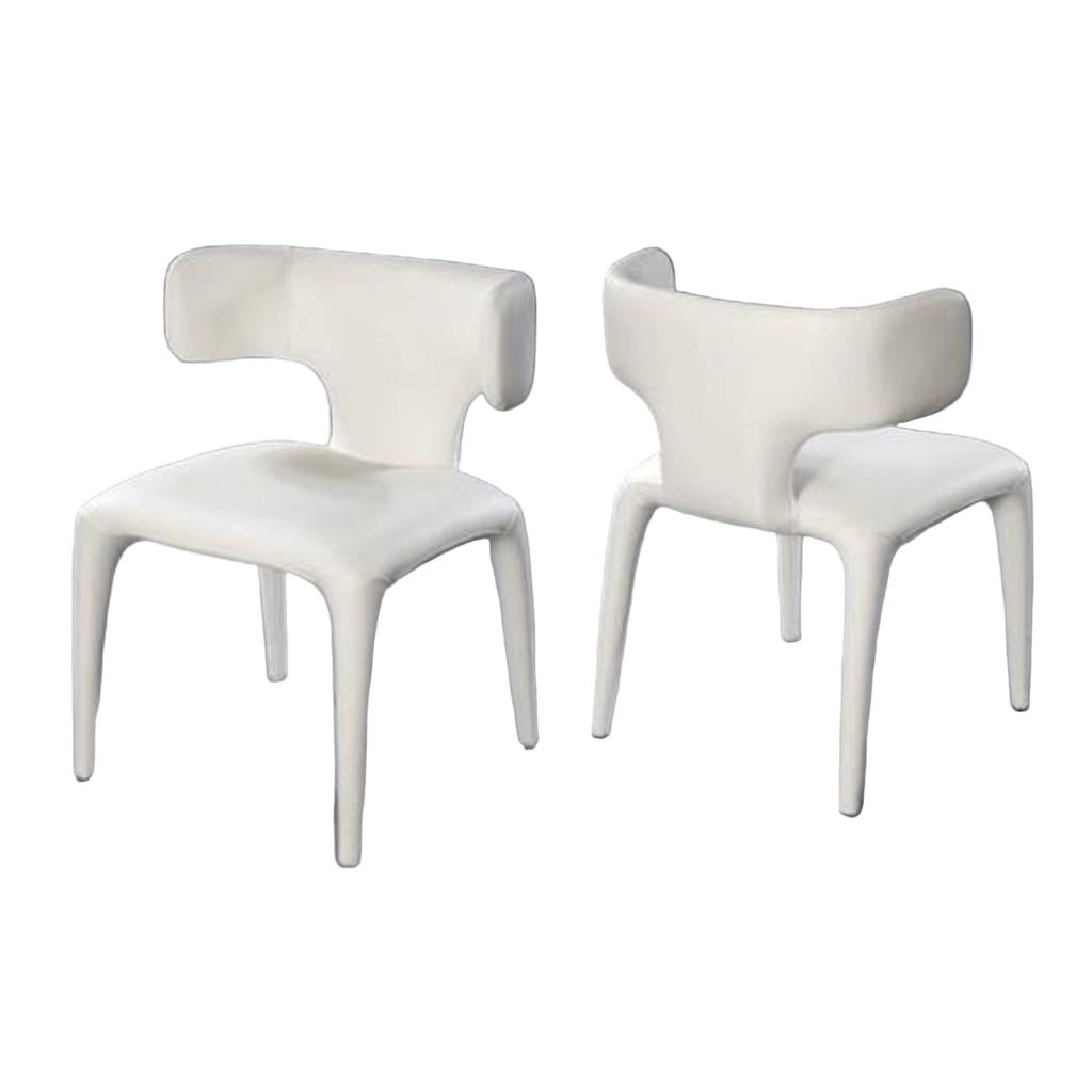 כיסא אוכל עשוי עור בעיצוב יוקרתי ומיוחד