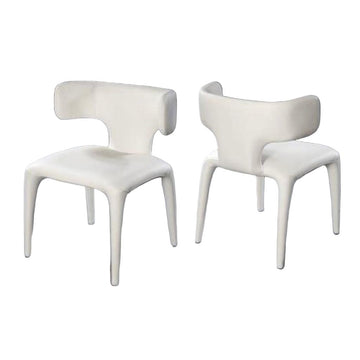 כיסא אוכל עשוי עור בעיצוב יוקרתי ומיוחד