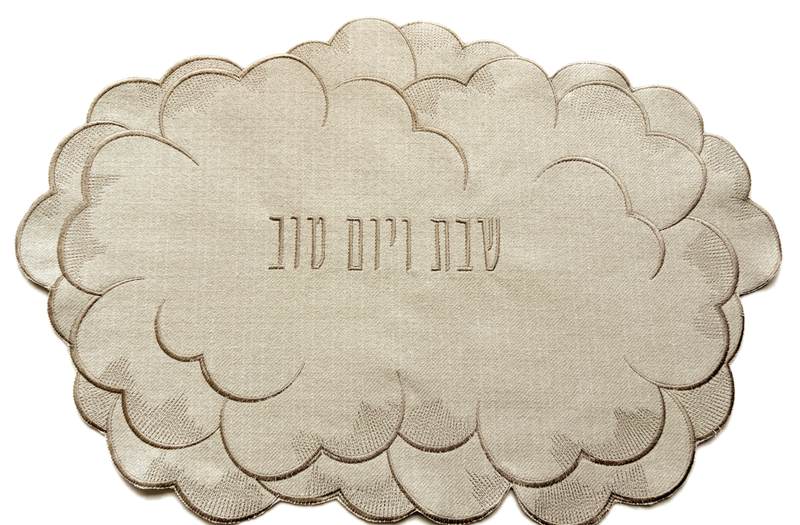 כיסוי חלה מעוצב דגם גפן לשבת ולחג – תמונה 1