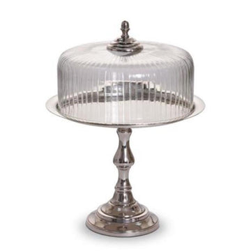 פעמון עוגה עשוי BRASS כסף בעיצוב מיוחד 31X27X27 ס"מ