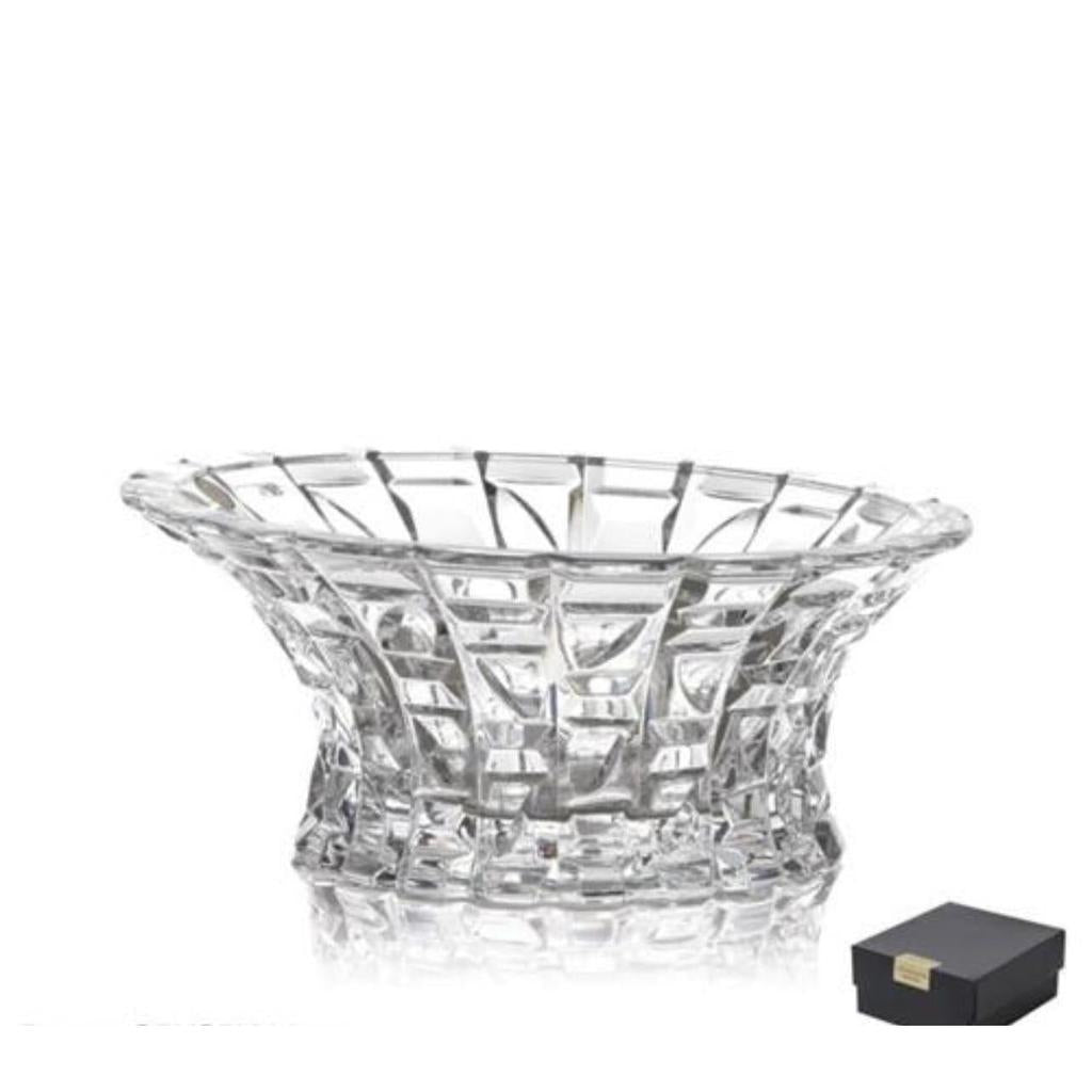 קערת הגשה מיוחדת עשויה קריסטל בוהמיה 25X25X11