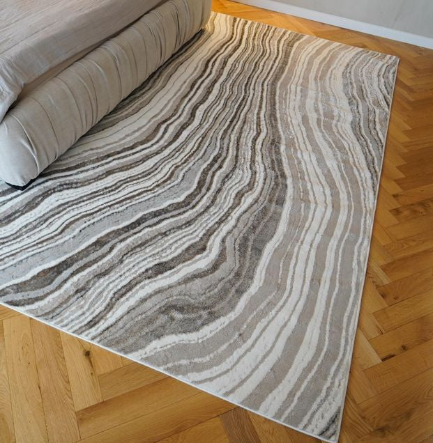 שטיח לסלון דגם קנדיס עשוי פוליאסטר מרהיב