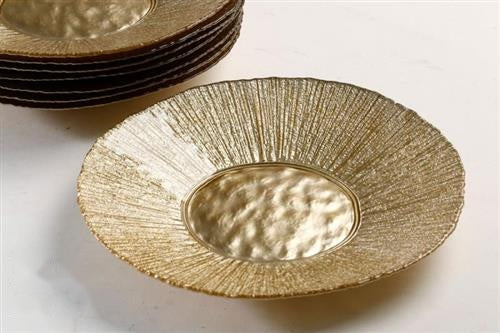 צלחת עוגה 21 ס"מ סדרת Opera Gold Shiny - 21cm