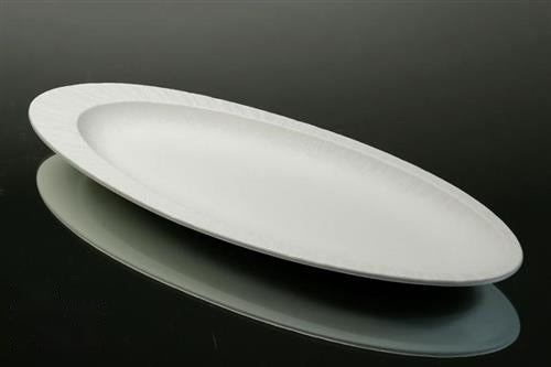 מגש אובלי LUMINAIRE WHITE - 39×15×3