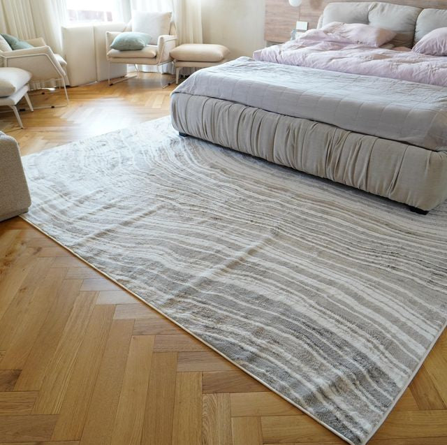 שטיח לסלון דגם קנדיס עשוי פוליאסטר מרהיב