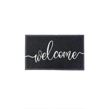  שטיח כניסה לבית דגם רעות עשוי PVC בשילוב כיתוב WELCOME