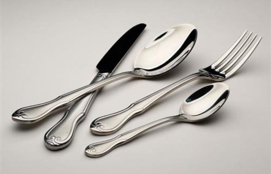 סט סכו"ם 24 חלקים עשוי נירוסטה בעיצוב מרהיב