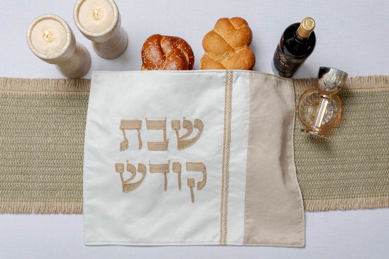 כיסוי חלה מעוצב דגם דבורה לשבת ולחג – תמונה 1