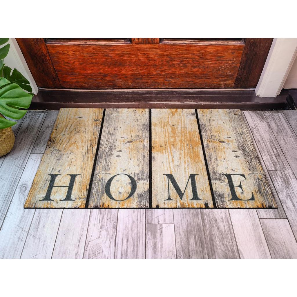 שטיח כניסה לבית דגם ברודווי עשוי PVC כיתוב HOME
