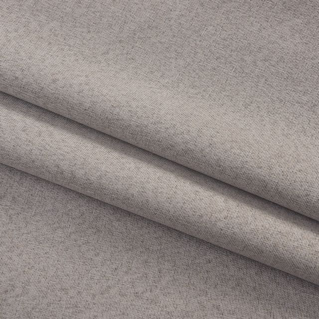 וילון השחלה דגם יעל עשוי פוליאסטר בצבע חום קפה