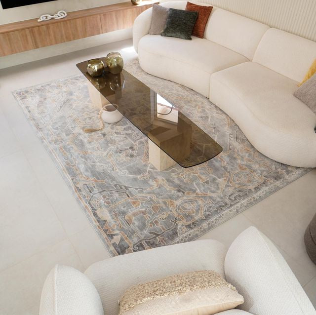 שטיח סלון דגם אלטה עשוי פוליאסטר בעיצוב יוקרתי