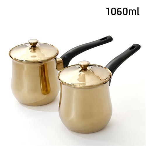 זוג פינג'אנים נירוסטה DREAM CHEF זהב – 1060ml
