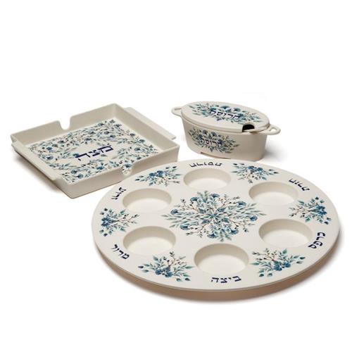 סט פסח במבוק 34×34 ס״מ – מבחר עיצובים – סט פסח MAAYAN עשוי במבוק 34X34X2
