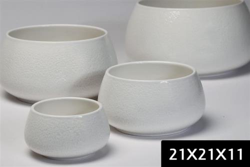 קערה לסלט אישי SPECIAL WHITE - 21×21×11 - 21X21X11