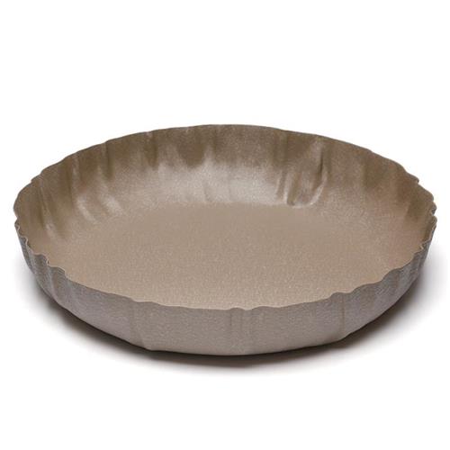 קערה לפירות מתכת חום – 34x34x6