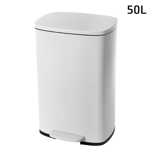 פח אשפה dream chef לבן מט טריקה שקטה 50L לבית נעים ולאירוח מלא אופי
