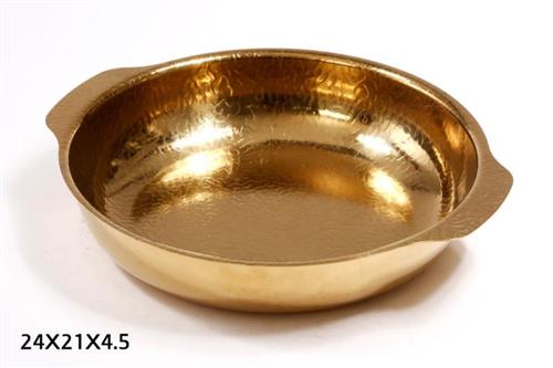 קערת הגשה DREAM CHEF נירוסטה זהב – 24X21X4.5