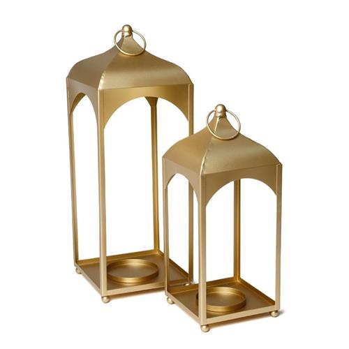 זוג עששיות לנרות ARMAND GOLD