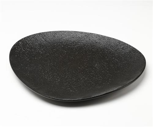 צלחת עיקרית סדרת Simple Black פורצלן New Bone China - 29×25×2.5