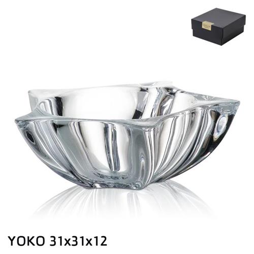 קערה פירות YOKO בוהמיה קריסטל