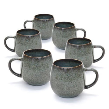 מאגים חבית STONE WARE MADRIO – סט 6/12/18 – ירוק