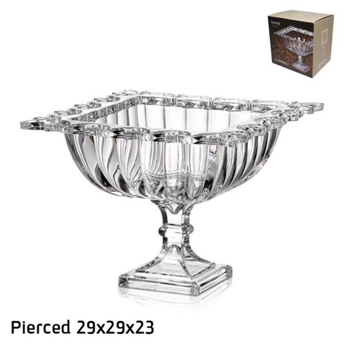קערת רגל עמוקה PIERCED קריסטל בוהמיה