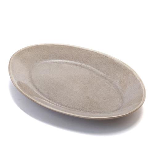 פלטה אובלית STONE WARE MADRIO – מוקה – 33X23