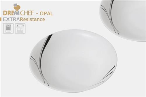 קערה Opal מקושט 23 ס"מ דגם Art Nova בגודל 23 ס"מ בצבע זהב