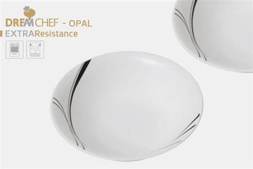 קערה Opal מקושט 23 ס"מ דגם Art Nova בגודל 23 ס"מ בצבע זהב