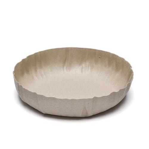 קערה עגולה מתכת מוקה 21x21x4.5 פריט פרקטי שמוסיף אופי לבית