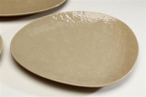 כלי שולחן פורצלן NEW BONE CHINA SIMPEL MOKA – צלחת עיקרית 23X20X2.2