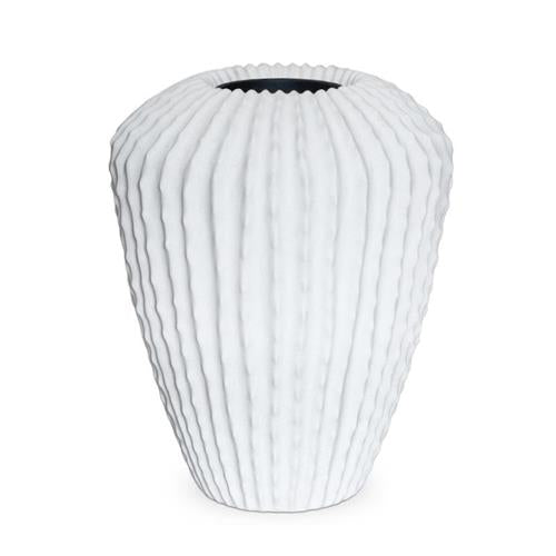 אגרטל ובית עציץ MONT BLANG – 52x52x65 / לבן