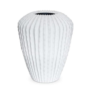אגרטל ובית עציץ MONT BLANG – 52x52x65 / לבן