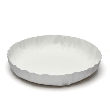 קערה לפירות מתכת שמנת – 30x30x5.5